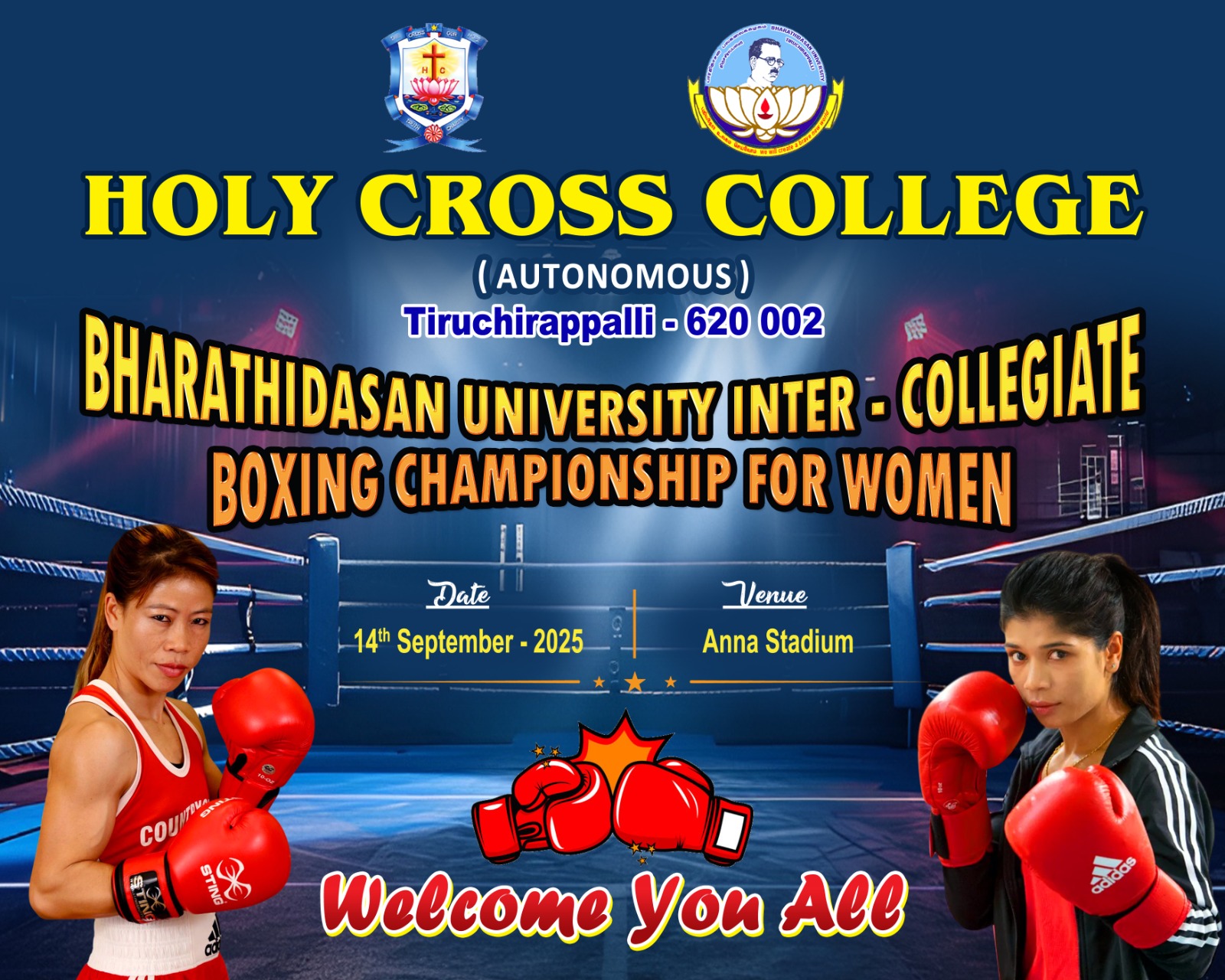 Inter Collagiate Boxing  Tournament 2025 Invite